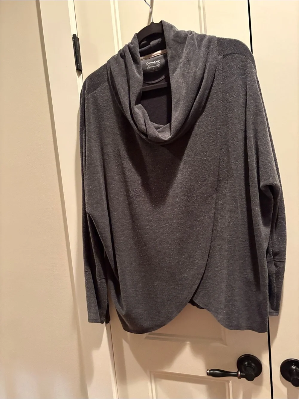 Calvin Klein Dark Gray Fleece Jacket - Soft Interior